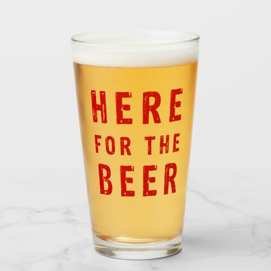 ビールを飲みに来た タンブラーグラス (ドリンク正面)