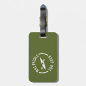 ビールを飲みに行く ラゲッジタグ (裏面縦)