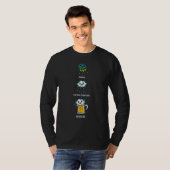 ビールを飲みやすい人 Tシャツ (正面フル)