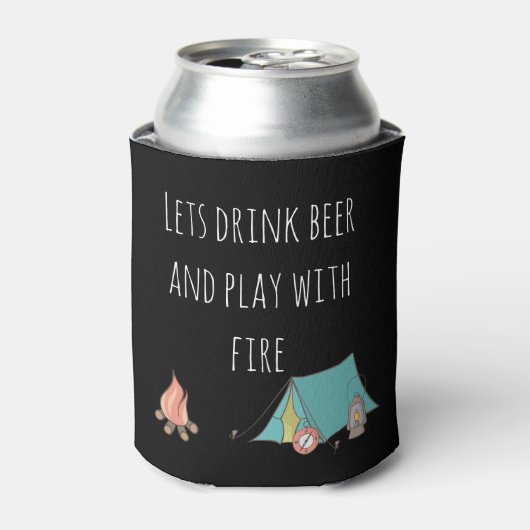 ビールを飲み遊Fire Camping Campで飲もう 缶クーラー (缶正面)