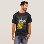 ビールを飲み過ぎても運転するな Tシャツ (正面フル)