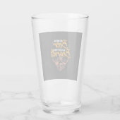 ビールを飲み、ひげを育てる タンブラーグラス (裏面)