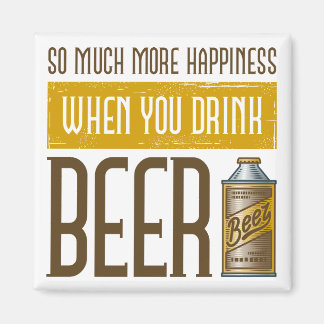 ビールを飲むとき マグネット