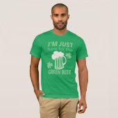 ビールを飲むならSt patricks day Tシャツ (正面フル)