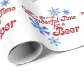 ビールを飲むのに最高の素晴らしい時間 ラッピングペーパー (ロールコーナー)