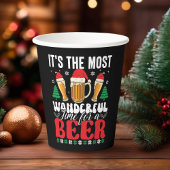 ビールを飲むのもっとも素晴らしい時間だ 紙コップ