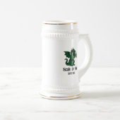 ビールを飲むドラゴン ビールジョッキ (正面右)