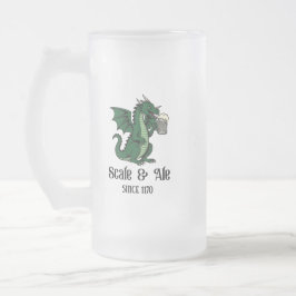 ビールを飲むドラゴン フロストグラスビールジョッキ