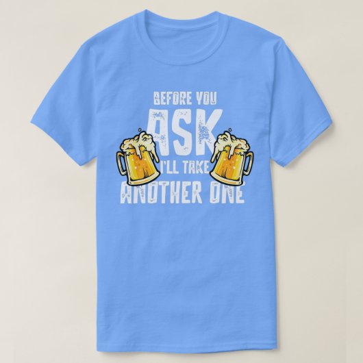 ビールを飲むパーティー Tシャツ (デザイン正面)