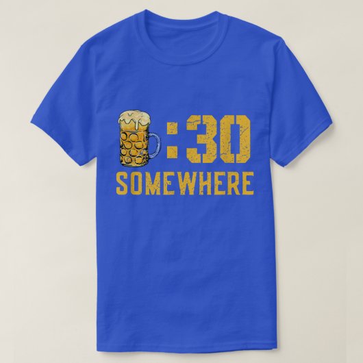 ビールを飲むビールおもしろい30位 Tシャツ (デザイン正面)