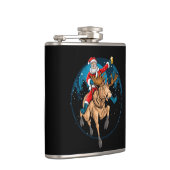 ビールを飲むムースライディングサンタ フラスク (右)