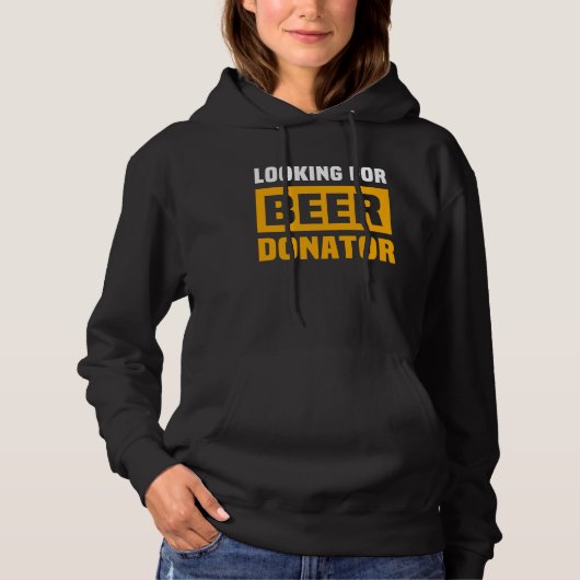 ビールを飲む人の名言 ビールを探す スポンサー ビールの名言 パーカ (正面)