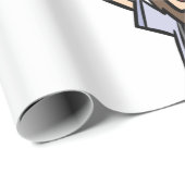 ビールを飲む人 ラッピングペーパー (ロールコーナー)