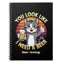 ビールを飲む引用文がおもしろい必要 ノートブック