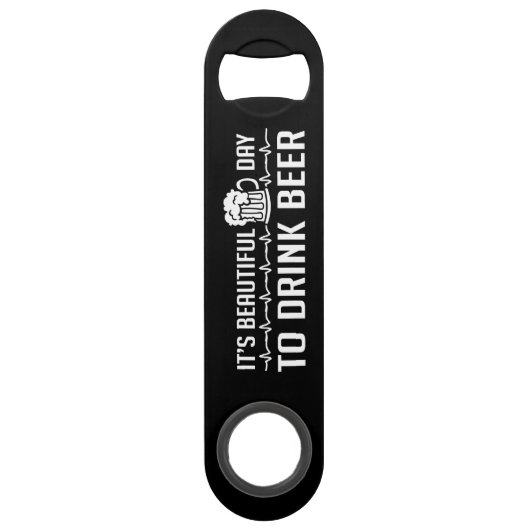 ビールを飲む美しい日だ スピード栓抜き (正面)