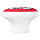 ビールを飲む飲雪だるまサンダー_コーブ セラミックノブ (側面)