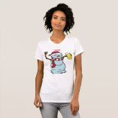 ビールを飲む飲SnowmanThunder_Cove Tシャツ (正面フル)