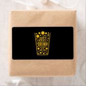 ビールを飲む ラベル (インサイチュ)