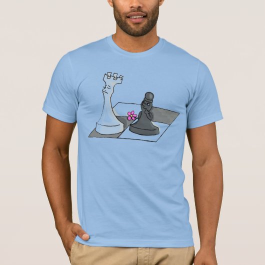 ビールを飲む Tシャツ (正面)