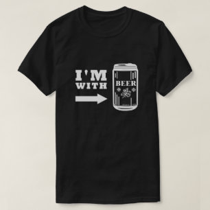 ビールを飲む Tシャツ