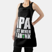 ビールを飲むIpa LotSt patricks day2020 エプロン (インサイチュ)