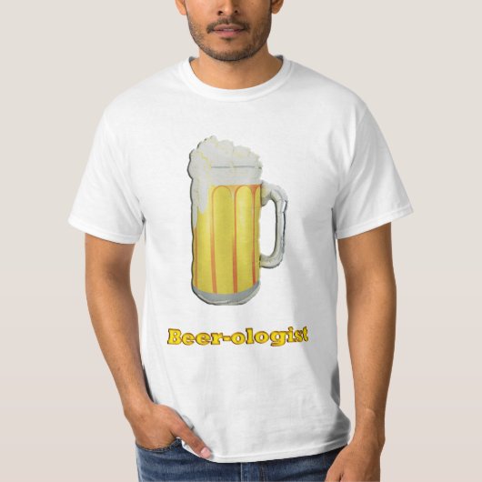 ビールを飲むTシャツ Tシャツ (正面)