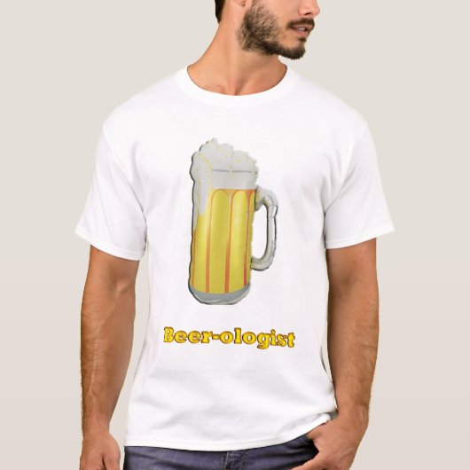 ビールを飲むTシャツ Tシャツ (正面)