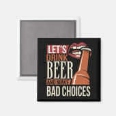 ビールを飲もう マグネット (正面/裏面)