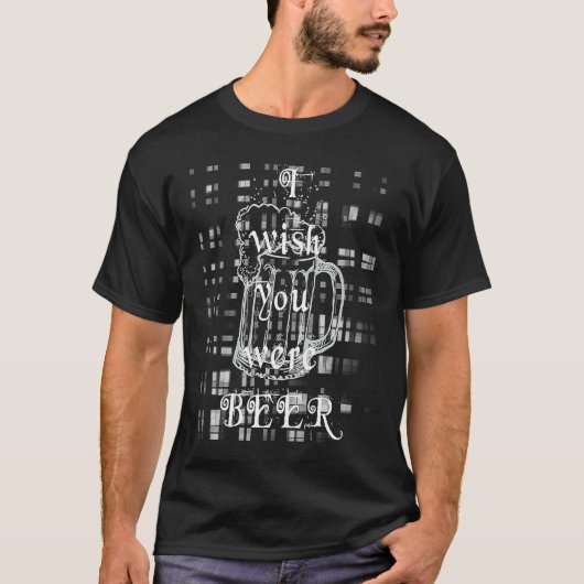 ビールを飲んでくれたらよかったのに Tシャツ (正面)