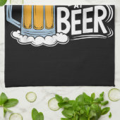 ビールを飲んでくれ キッチンタオル (折り畳み)