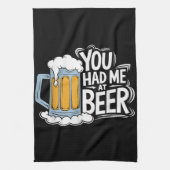 ビールを飲んでくれ キッチンタオル (縦)