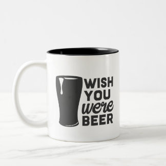 ビールを飲んでほしかったね ツートーンマグカップ