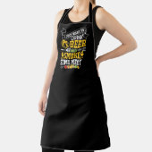 ビールを飲んで肉を吸いたい エプロン (インサイチュ)