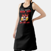 ビールを飲んで肉を吸いたい エプロン (インサイチュ)