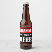 ビールをtouchしない ビールラベル (正面)