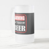 ビールをtouchしない フロストグラスビールジョッキ (正面左)