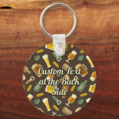 ビールアイコンキーチェーン キーホルダー (裏面)