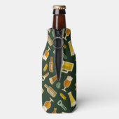 ビールアイコンパターンボトルクール ボトルクーラー (ボトル裏面)