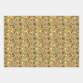 ビールアイコンパターンラッピング紙シート ラッピングペーパーシート (正面2)