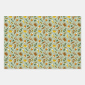 ビールアイコンパターンラッピング紙シート ラッピングペーパーシート (正面)