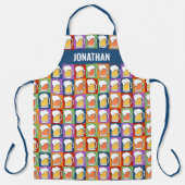 ビールアポップ・アートのートエプロン エプロン (正面)