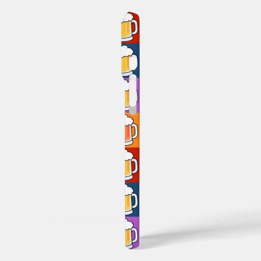 ビールアポップ・アートのートカスタムモノグラムケース Case-Mate iPhoneケース (裏面 / 左)