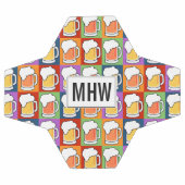 ビールアポップ・アートのートカスタムモノグラムサッカーボール サッカーボール (フラット)