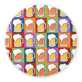 ビールアポップ・アートのートノブ&プル セラミックノブ