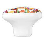 ビールアポップ・アートのートノブ&プル セラミックノブ (側面)