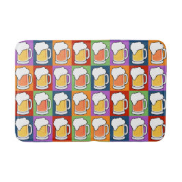 ビールアポップ・アートのートバスマット バスマット