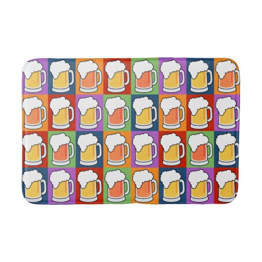 ビールアポップ・アートのートバスマット バスマット (正面)