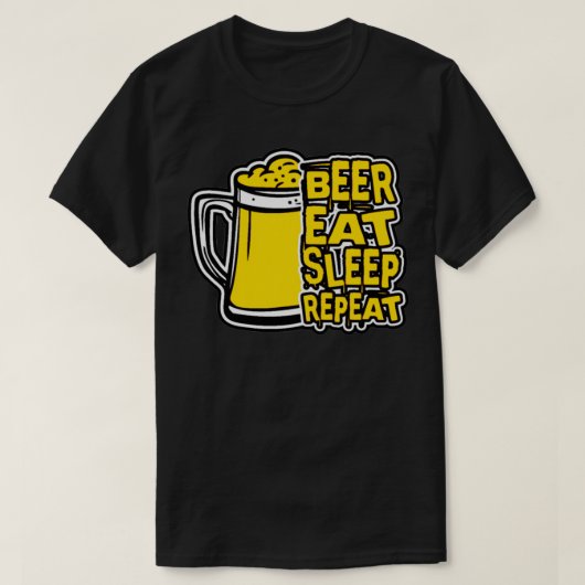 ビールアルコールボトルドリンクガーデンT Tシャツ (デザイン正面)
