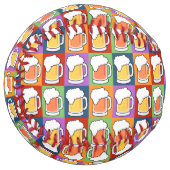 ビールアーポップ・アートのトソフトボール ソフトボール (正面左)