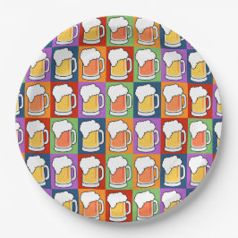 ビールアーポップ・アートのト紙プレート ペーパープレート